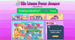 Desktop Screenshot of mylittleponyjuegos.com