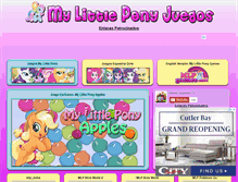 Tablet Screenshot of mylittleponyjuegos.com